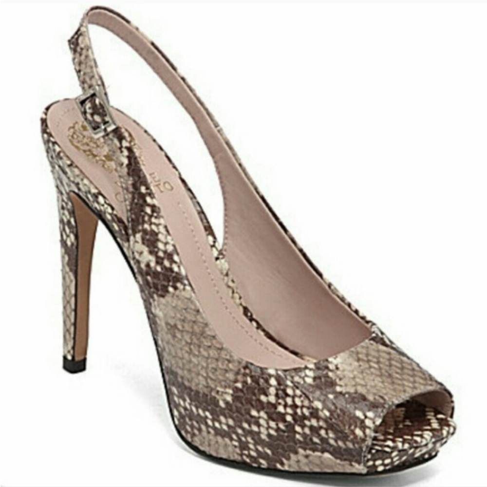Vince Camuto snakeskin pumps